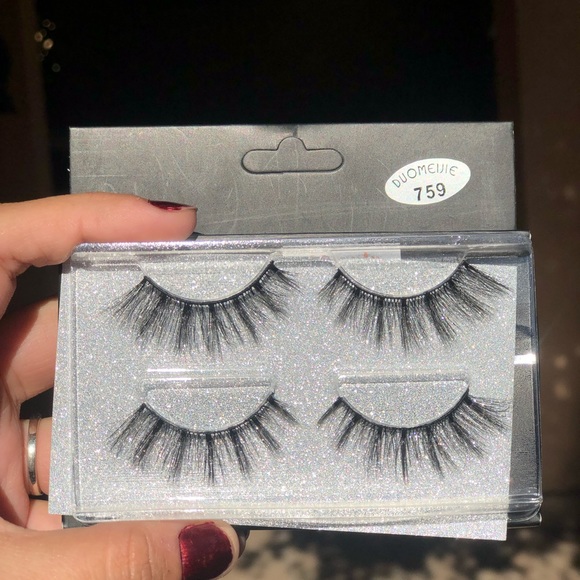2 Pairs Mink Eyelashes Falsies - Picture 5 of 5